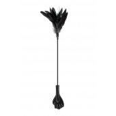 Двусторонний стек-щекоталка Sweet Caress Feather Whip - 58 см. - Sweet Caress - купить с доставкой в Волгограде
