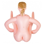 Надувная секс-кукла с реалистичной головой и поднятыми ножками - ToyFa - в Волгограде купить с доставкой