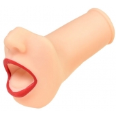 Мастурбатор-ротик с алыми губами - ToyFa - в Волгограде купить с доставкой