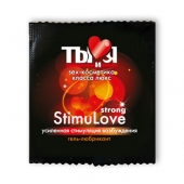 Разогревающий гель-лубрикант Stimulove Strong в одноразовой упаковке - 4 гр. - Биоритм - купить с доставкой в Волгограде
