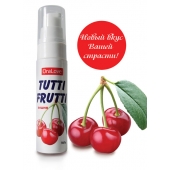 Гель-смазка Tutti-frutti с вишнёвым вкусом - 30 гр. - Биоритм - купить с доставкой в Волгограде