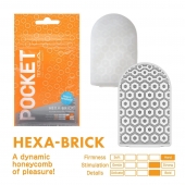 Карманный мастурбатор HEXA-BRICK - Tenga - в Волгограде купить с доставкой