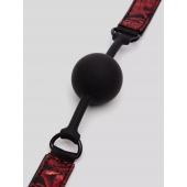 Кляп-шар на двусторонних ремешках Reversible Silicone Ball Gag - Fifty Shades of Grey - купить с доставкой в Волгограде