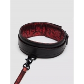 Стильный ошейник с поводком Reversible Faux Leather Collar and Lead - Fifty Shades of Grey - купить с доставкой в Волгограде