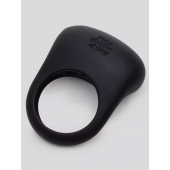 Черное эрекционное виброкольцо Sensation Rechargeable Vibrating Love Ring - Fifty Shades of Grey - в Волгограде купить с доставкой