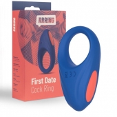 Синее эрекционное кольцо RRRING First Date Cock Ring - FeelzToys - в Волгограде купить с доставкой