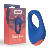 Синее эрекционное кольцо RRRING Dinner Date Cock Ring - FeelzToys - в Волгограде купить с доставкой