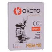 Набор из 4 презервативов OKOTO MegaMIX - Sitabella - купить с доставкой в Волгограде