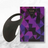 Черное эрекционное виброкольцо Thor Cockring - FeelzToys - в Волгограде купить с доставкой