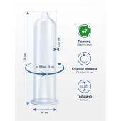Презервативы MY.SIZE размер 47 - 3 шт. - My.Size - купить с доставкой в Волгограде