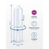 Презервативы MY.SIZE размер 64 - 3 шт. - My.Size - купить с доставкой в Волгограде