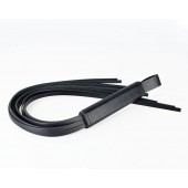 Черная кожаная плеть  Клео  - 60 см. - Sitabella - купить с доставкой в Волгограде