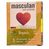 Экологически чистые презервативы Masculan Organic - 3 шт. - Masculan - купить с доставкой в Волгограде
