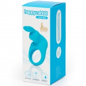 Голубое эрекционное виброкольцо Happy Rabbit Rechargeable Rabbit Cock Ring - Happy Rabbit - в Волгограде купить с доставкой