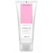 Смазка на водной основе Mixgliss Sweet с ароматом бабл-гам - 70 мл. - Mixgliss - купить с доставкой в Волгограде