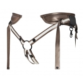 Бронзовый пояс для насадок Desirous Harness - Strap-on-me - купить с доставкой в Волгограде