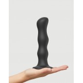Черная насадка Strap-On-Me Dildo Geisha Balls size XL - Strap-on-me - купить с доставкой в Волгограде