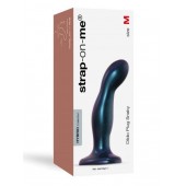 Темно-синяя насадка Strap-On-Me Dildo Plug Snaky size M - Strap-on-me - купить с доставкой в Волгограде
