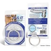 Стальное эрекционное кольцо STEEL COCK RING - 4.5 см. - BlueLine - в Волгограде купить с доставкой