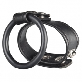 Двойное кольцо выносливости на пенис DUAL STAMINA RING - BlueLine - в Волгограде купить с доставкой