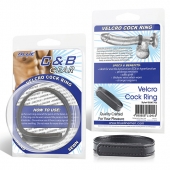 Кольцо на пенис из искусственной кожи на липучке VELCRO COCK RING - 5 см. - BlueLine - в Волгограде купить с доставкой
