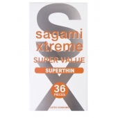Ультратонкие презервативы Sagami Xtreme Superthin - 36 шт. - Sagami - купить с доставкой в Волгограде