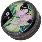 Массажная свеча Exotic Green Tea с ароматом зелёного чая - 30 мл. - Shunga - купить с доставкой в Волгограде