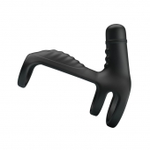 Черная вибронасадка на пенис Vibrating Penis Sling - Baile - в Волгограде купить с доставкой