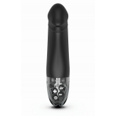 Черный вибратор с электростимуляцией Real Deal Neal - 16,5 см. - MyStim - купить с доставкой в Волгограде