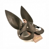 Черная гладкая маска  Зайка  с длинными ушками - Crazy Handmade - купить с доставкой в Волгограде