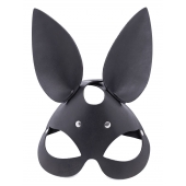 Черная гладкая маска  Зайка  с длинными ушками - Crazy Handmade - купить с доставкой в Волгограде