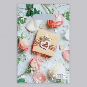 Полиэтиленовый пакет  Подарочек  с вырубной усиленной ручкой - 20 х 30 см. - Сима-Ленд - купить с доставкой в Волгограде