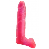Розовая насадка-фаллос для трусиков Harness - 16,5 см. - LOVETOY (А-Полимер) - купить с доставкой в Волгограде