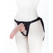 Реалистичный фаллос на поясе Harness - 20,5 см. - LOVETOY (А-Полимер) - купить с доставкой в Волгограде