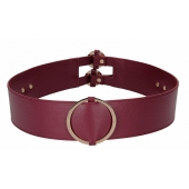 Бордовый ремень Halo Waist Belt - размер L-XL - Shots Media BV - купить с доставкой в Волгограде