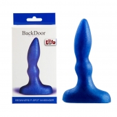 Синий анальный стимулятор Beginners p-spot massager - 11 см. - Lola Games - в Волгограде купить с доставкой