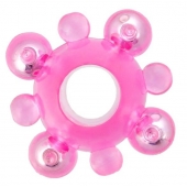 Эрекционное кольцо c бусинками - Toyfa Basic - в Волгограде купить с доставкой