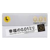Презервативы Sagami Original 0.02 L-size увеличенного размера - 5 шт. - Sagami - купить с доставкой в Волгограде