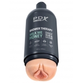 Телесный мастурбатор-вагина Shower Therapy Milk Me Honey - Pipedream - в Волгограде купить с доставкой