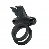 Черное эрекционное виброкольцо Passionate Ring IX - Baile - в Волгограде купить с доставкой