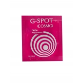 Стимулирующий интимный крем для женщин Cosmo G-spot - 2 гр. - Биоритм - купить с доставкой в Волгограде