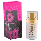 Возбуждающий гель Golden Chups с малиновым ароматом - 17 мл. - INTT - купить с доставкой в Волгограде