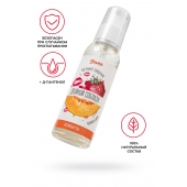 Съедобная гель-смазка Yovee «Двойной соблазн» с Д-пантенолом и вкусом клубники и дыни - 100 мл. - ToyFa - купить с доставкой в Волгограде