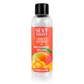 Массажное масло Sexy Sweet Juicy Mango с феромонами и ароматом манго - 75 мл. - Биоритм - купить с доставкой в Волгограде
