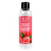 Массажное масло Sexy Sweet Nectar Lychee с феромонами и ароматом личи - 75 мл. - Биоритм - купить с доставкой в Волгограде