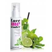Съедобное согревающее массажное масло Love Me Tender Mojito с ароматом мохито - 100 мл. - Love to Love - купить с доставкой в Волгограде