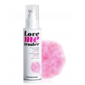 Съедобное согревающее массажное масло Love Me Tender Cotton Candy с ароматом сладкой ваты - 100 мл. - Love to Love - купить с доставкой в Волгограде