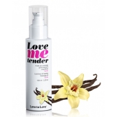 Съедобное согревающее массажное масло Love Me Tender Vanilla с ароматом ванили - 100 мл. - Love to Love - купить с доставкой в Волгограде