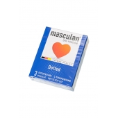 Презервативы с пупырышками Masculan Dotted - 3 шт. - Masculan - купить с доставкой в Волгограде