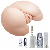 Вибрирующий мастурбатор-попка с ротацией и пультом управления - Baile - в Волгограде купить с доставкой